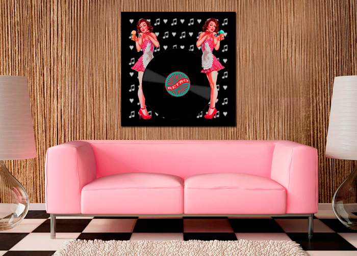 Tableau filles pin-up