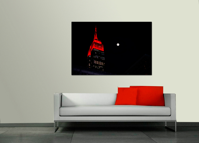 Tableau la lune de New York