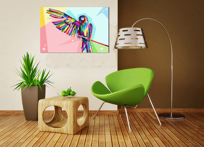 Tableau perroquet
