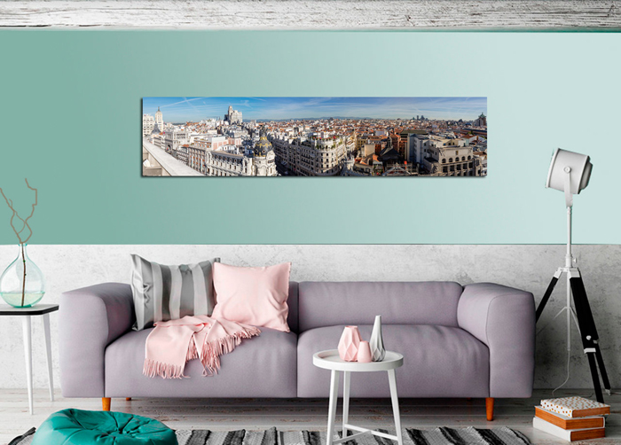 Tableau vue panoramiquede Madrid