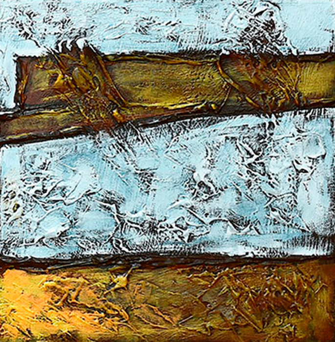 Tableau abstrait carrée