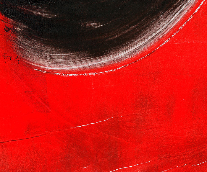 Tableau abstrait rouge