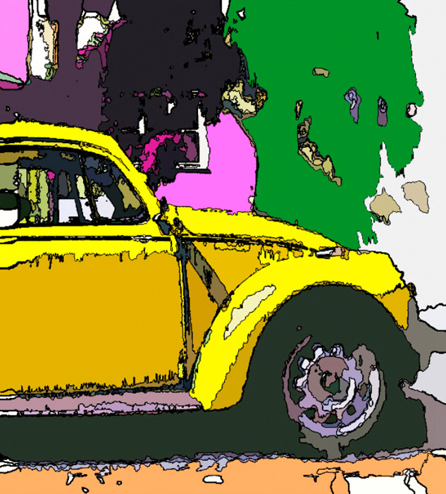 Tableau voiture pop front