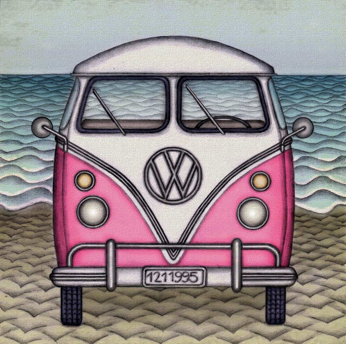 Tableau d'enfants voiture Volkswagen  