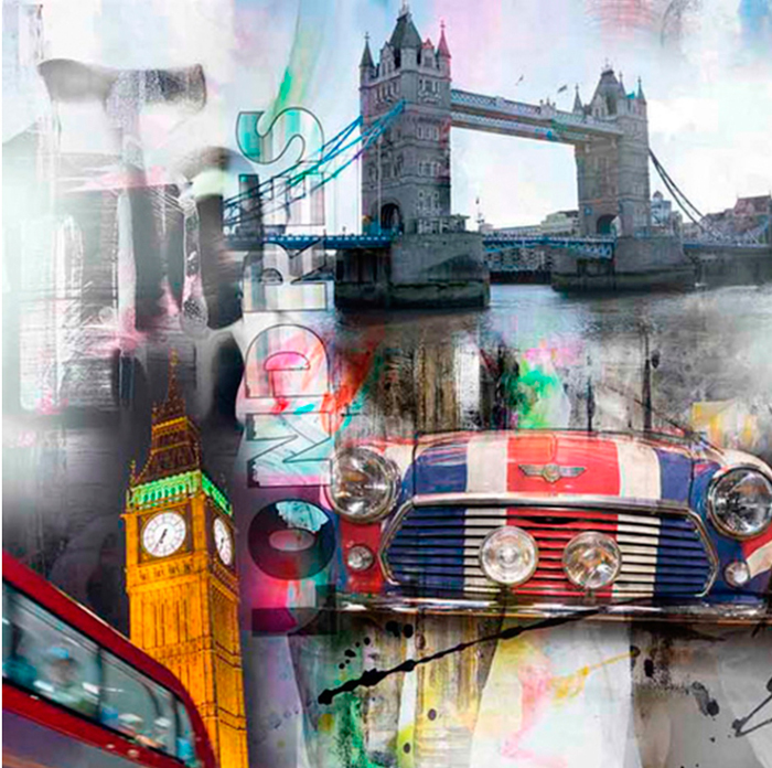 Tableau collage Londres
