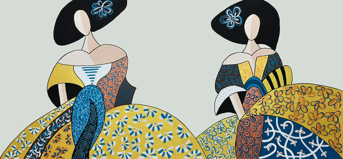 Tableau duo Ménines
