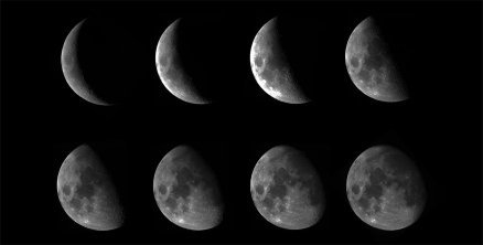 Tableau phases de la lune