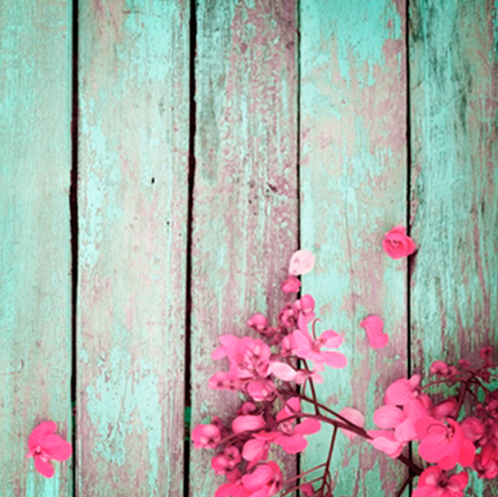 Tableau fleurs rose