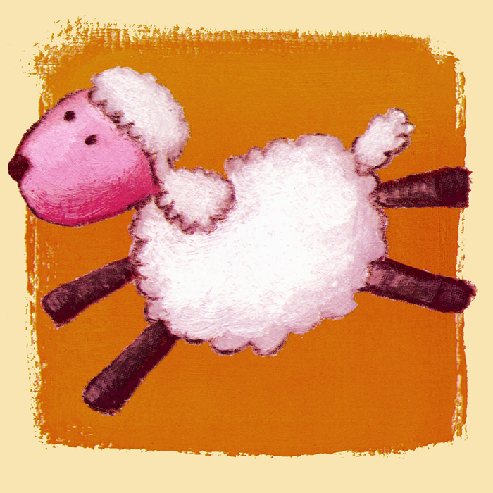 Tableau d'enfants petit mouton