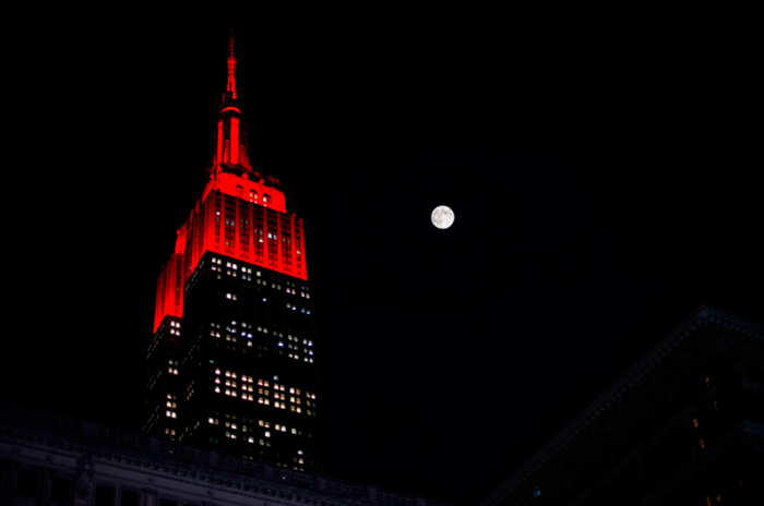 Tableau la lune de New York