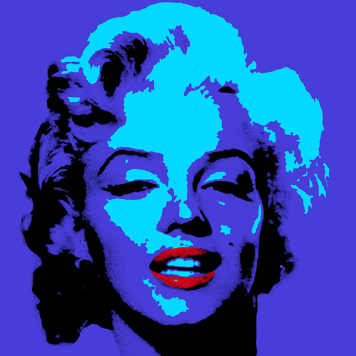 Tableau Marilyn  pop