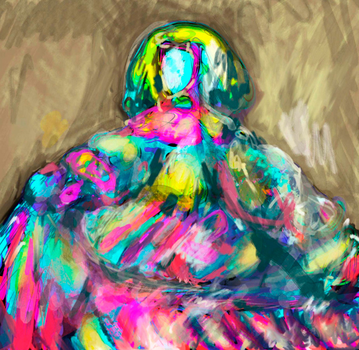 Tableau Ménine couleurs