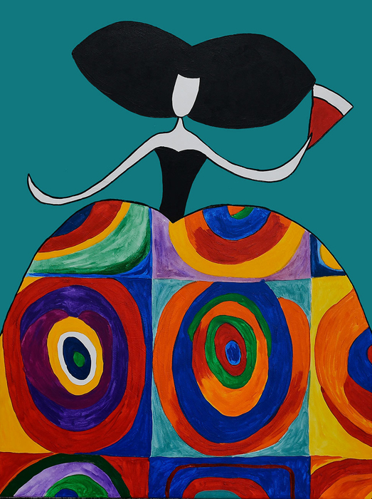 Tableau Ménine Kandinsky