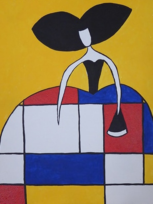 Tableau Ménine Mondrian