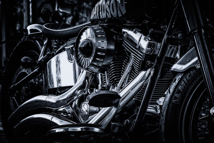 Tableau motocyclette Harley Davidson