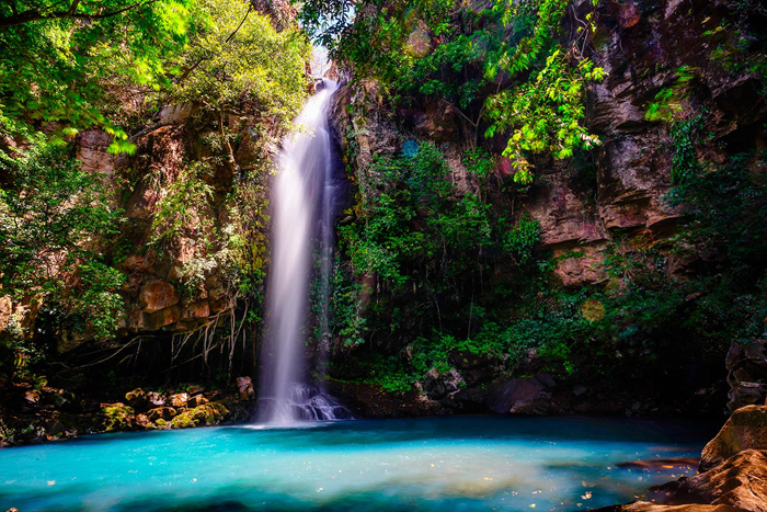 Tableau paysage cascade