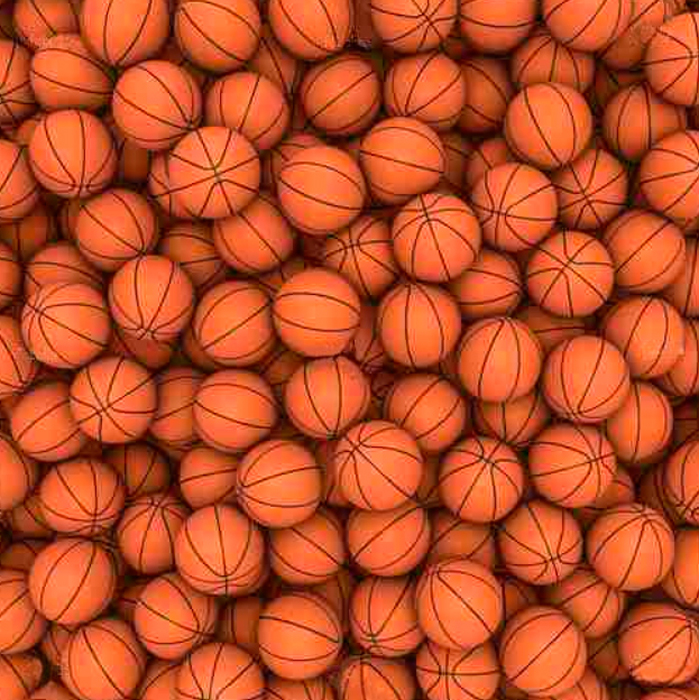 Tableau boules de basket-ball