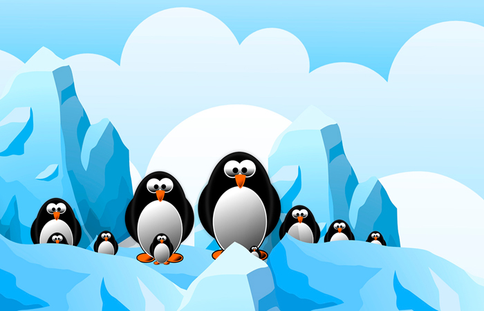 Tableau pingouins