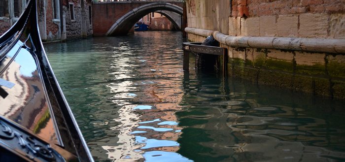 Tableau de gondoles de Venise